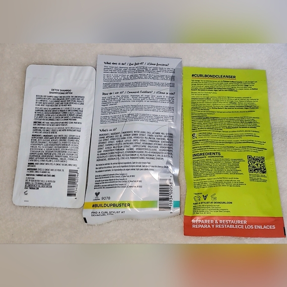 NEW - Bundle of 8 - Hair Care Curly Wavy Products DevaCurl Curlsmith Oui Bag - Picture 8 of 12